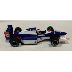 SLOT CAR SCALEAUTO SC-6267 TYRRELL FORD 019 -4 F1 1990 EPSON JEAN ALESI
