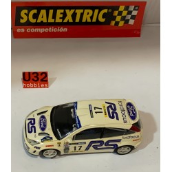 SLOT CAR SCX SCALEXTRIC  FORD FOCUS WRC -17 RS MARTIN-PARK DECORACION ARTESANAL