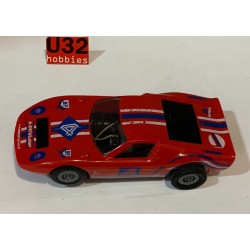 SLOT CAR TROBY LAMBORGHINI MIURA  -4 ROJO