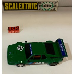 SLOT CAR SCX SCALEXTRIC EXIN 4063 BMW M1 -47  PRIMERA SERIE VERDE