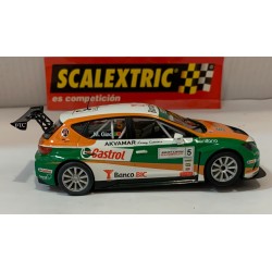 SLOT CAR SCX SCALEXTRIC A10205S300 SEAT LEON -5 EUROCUP CASTROL M.GIAO