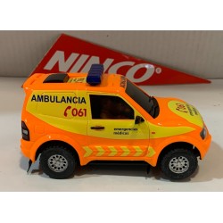 SLOT CAR NINCO 50512 MITSUBISHI PAJERO MONTERO SEM EMERGENCIAS