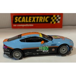 SLOT CAR SCX SCALEXTRIC A10116S300 ASTON MARTIN VANTAGE -97 GULF FERNANDEZ-MUCKE