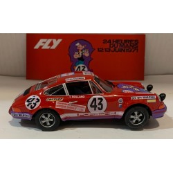 SLOT CAR FLY A2072 PORSCHE 911 SC -43 24HLE MANS 1971 POPEYE BODIN-COURTHIADE