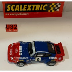 SLOT CAR SCX SCALEXTRIC ALTAYA PORSCHE 911 CARRERA RS -8 ESSO J.L.THERIER-M.VIAL