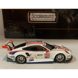 SLOT CAR SCALEAUTO SC-6247RS PORSCHE 991.2 RSR GT3 -912 DAYTONA 2018 E.BAMBER