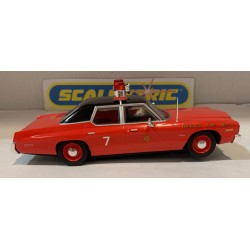 SLOT CAR SCX SUPERSLOT H4408 DODGE MONACO CHICAGO FIRE DEPARTMENT SCALEXTRIC UK