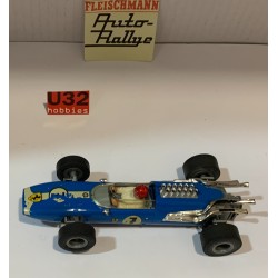 SLOT CAR FLEISCHMANN AUTO RALLYE 3200 FERRARI 158 -7 F1 1965 JOHN SURTEES AZUL