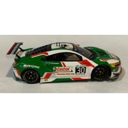 SLOT CAR SCALEAUTO SC-6307R HONDA NSX -30 BLACPAIN 2018 CASTROL