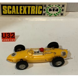 SLOT CAR SCX SCALEXTRIC EXIN C62 FERRARI 156  -26 AMARILLO GUIA FIJA