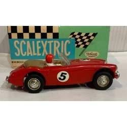SLOT CAR SCALEXTRIC EXIN AUSTIN HEALEY 3000 -5 ROJO OSCURO