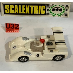 SLOT CAR SCX SCALEXTRIC EXIN C-40 CHAPARRAL GT -6 RACE TUNED BLANCO