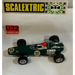 SLOT CAR SCX SCALEXTRIC EXIN C-37 BRM F1 -22 VERDE SEGUNDA SERIE RACE TUNED