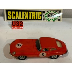 SLOT CAR SCX SCALEXTRIC EXIN C-34 JAGUAR E TYPE -5 ROJO CLARO