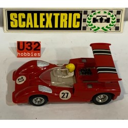 SLOT CAR SCX SCALEXTRIC EXIN C-40 CHAPARRAL GT -27 RACE TUNED ROJO
