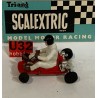 SLOT CAR TRIANG SCALEXTRIC K/1 GO KART ROJO 2 SERIE