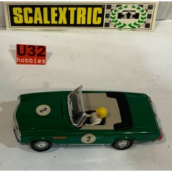 SLOT CAR SCX SCALEXTRIC EXIN C-33 MERCEDES 250 SL SPORT -2 RACE TUNED VERDE