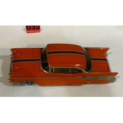 SLOT CAR  1/24 BEL AIR CHEVY 55 NARANJA AÑOS 60 COMPETICION CARROCERIA DE LEXAN