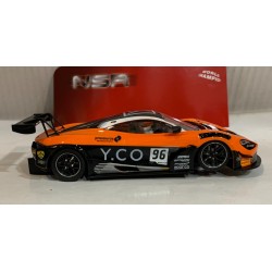 SLOT CAR NSR 0408 McLAREN 720S -96 Y.CO BRITISH GT 2020