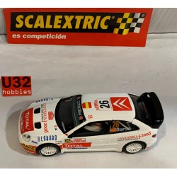 SLOT CAR SCX SCALEXTRIC PLANETA CITROEN XSARA WRC -26 MONTE CARLO 2006 SORDO