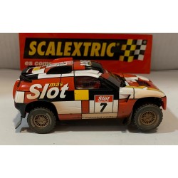 SLOT CAR SCX SCALEXTRIC 6424 VOLKSWAGEN TOUAREG -7 MAS SLOT FIRMA DEL PILOTO
