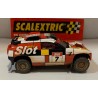SLOT CAR SCX SCALEXTRIC 6424 VOLKSWAGEN TOUAREG -7 MAS SLOT FIRMA DEL PILOTO