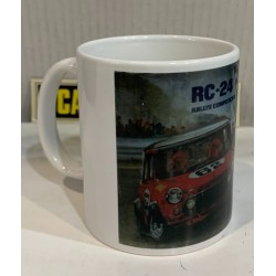SCALEXTRIC EXIN TRIANG TAZA CON TAMPOGRAFIA CAJA RC24 CIRCUITO MINI COOPER