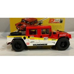 SLOT CAR POWER SLOT 86987 HUMMER H1 PICK UP TT -861 BAJA CALIFORNIA 2003