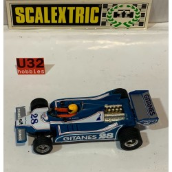 SLOT CAR SCX SCALEXTRIC EXIN C-4060 LIGIER JS-11  F1  -28 AZUL OSCURO