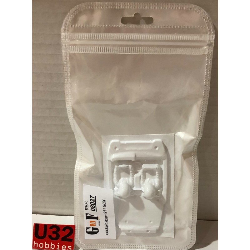 G A F  08027 INTERIOR PORSCHE 911 SCALEXTRIC LEXAN