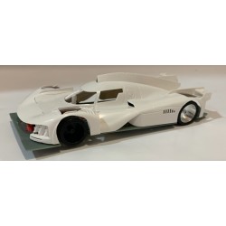 SLOT CAR SCALEAUTO SC-6325 PEUGEOT 9X8 LMH HYPERCAR ANGLEWINDER WHITE RACING KIT