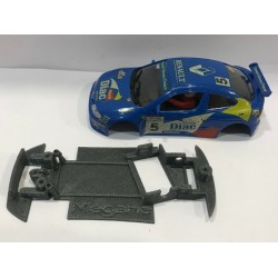 G A F  02063 CHASIS 3D RENAULT MEGANE KIT CAR ANGLEWINDER NINCO