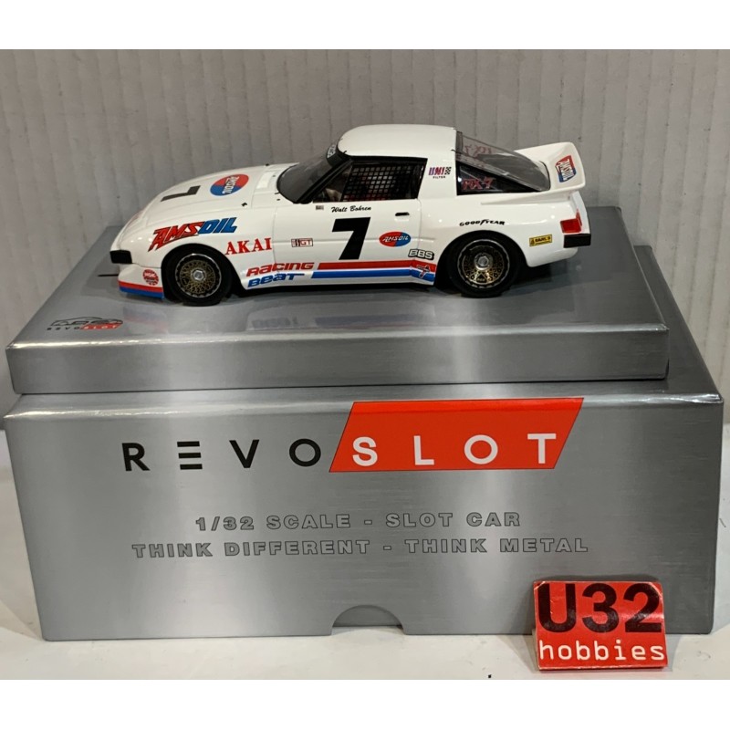 SLOT CAR REVOSLOT RS-0281 MAZDA RX-7 -7 IMSA GTU 1980 CHAMP. WINNING W.BOHREN
