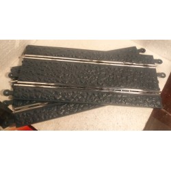 7406 SCALEXTRIC SCX TRAMO RECTA  350 mm TT RAID 2 UNIDADES NUEVAS PRIMERA SERIE*