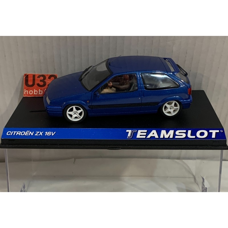 SLOT CAR TEAM SLOT 13405 CITROEN ZX 16V VERSION CALLE AZUL