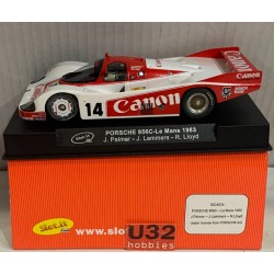 SLOT CAR SLOT.IT CA02B PORSCHE 956C -14 LE MANS 1983 CANON J.PALMER-J.LAMMERS