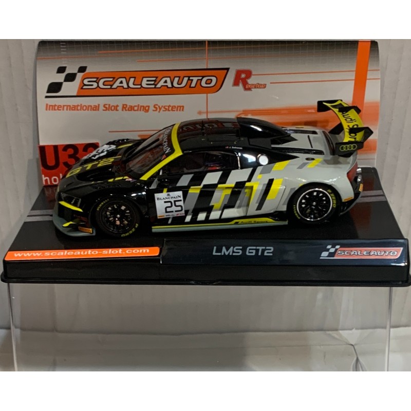 SLOT CAR SCALEAUTO SC-6423R AUDI R8 LMS GT2 -25 TEAM WRT GT SPORT CLUB BLANCPAIN