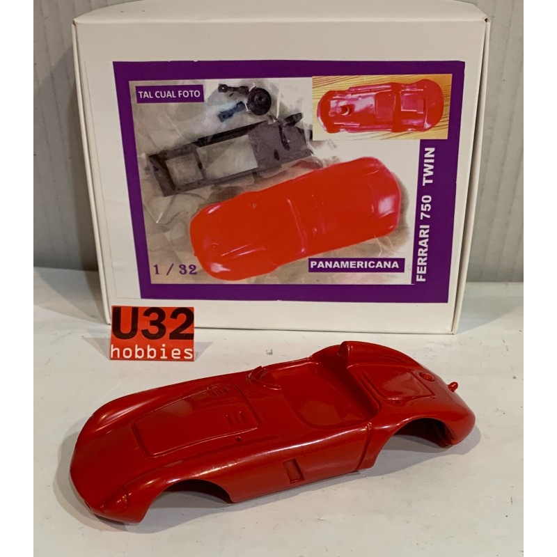 SLOT CAR BUM SLOT 4001 CARROCERIA + CHASIS FERRARI 750 TWIN
