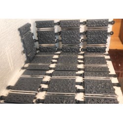 7404 SCALEXTRIC SCX TRAMO RECTA  87 mm TT RAID 10 UNIDADES NUEVAS PRIMERA SERIE*