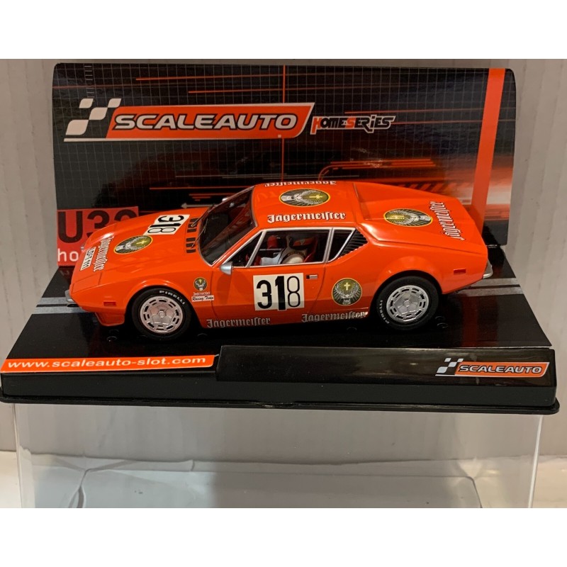 SLOT CAR SCALEAUTO SC-6040 DE TOMASO PANTERA Gr.3 -318 JAGERMEISTER