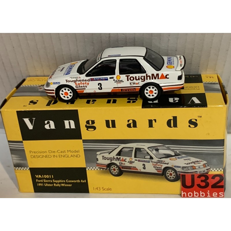 VANGUARDS VA10011 1/43 FORD SIERRA SAPHIRE COSWORTH 4x4 1991 RALLY ULSTER
