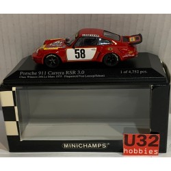 MINICHAMPS 756958 1/43 PORSCHE 911 RSR 3.0 24H.LE MANS 1975 FITZPATRICK-V.LENNEP