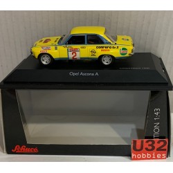 SCHUCO 02675 1/43 OPEL ASCONA A -2 CONRERO RAL WALTER ROHRL-JOCHEN BERGER-
