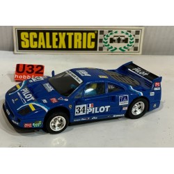 SLOT CAR SCX SCALEXTRIC EXIN  TYCO 8348.09 FERRARI F40 -34 PILOT