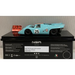 SLOT CAR NSR D0417SW PORSCHE 917 K -25 WINNER 1000Km SPA 1970 GULF DNF