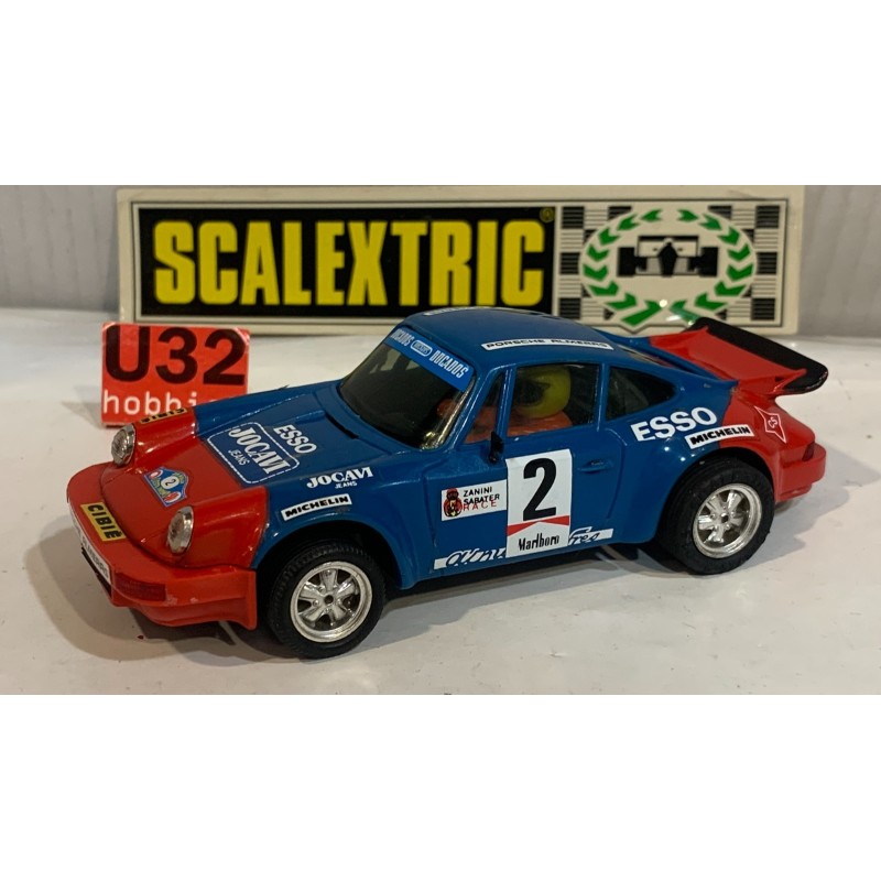 SLOT CAR SCX SCALEXTRIC EXIN 4066 PORSCHE 911 CARRERA -2 JOCAVI A.ZANINI-SABATER