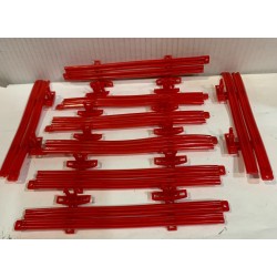 SCALEXTRIC U10324X200 VALLA GUARDA RAIL RECTA 180mm 8 UNIDADES