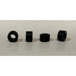 SCALEXTRIC U10497X400 NEUMATICOS TRASEROS PARA RENAULT 5 TURBO 2 Y MAXI TURBO