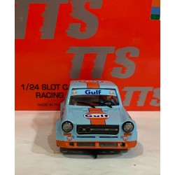 SLOT CAR TTS 046  1/24 AUTOBIANCHI A112 ABARTH -2 GULF TRACCION DELANTERA