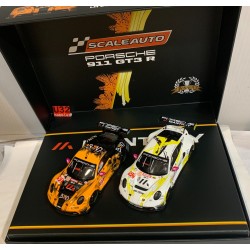 SCALEAUTO SC-6419PACK PORSCHE 911 GT3 R MANTHEY WINNER LE MANS 2024 TWIN PACK